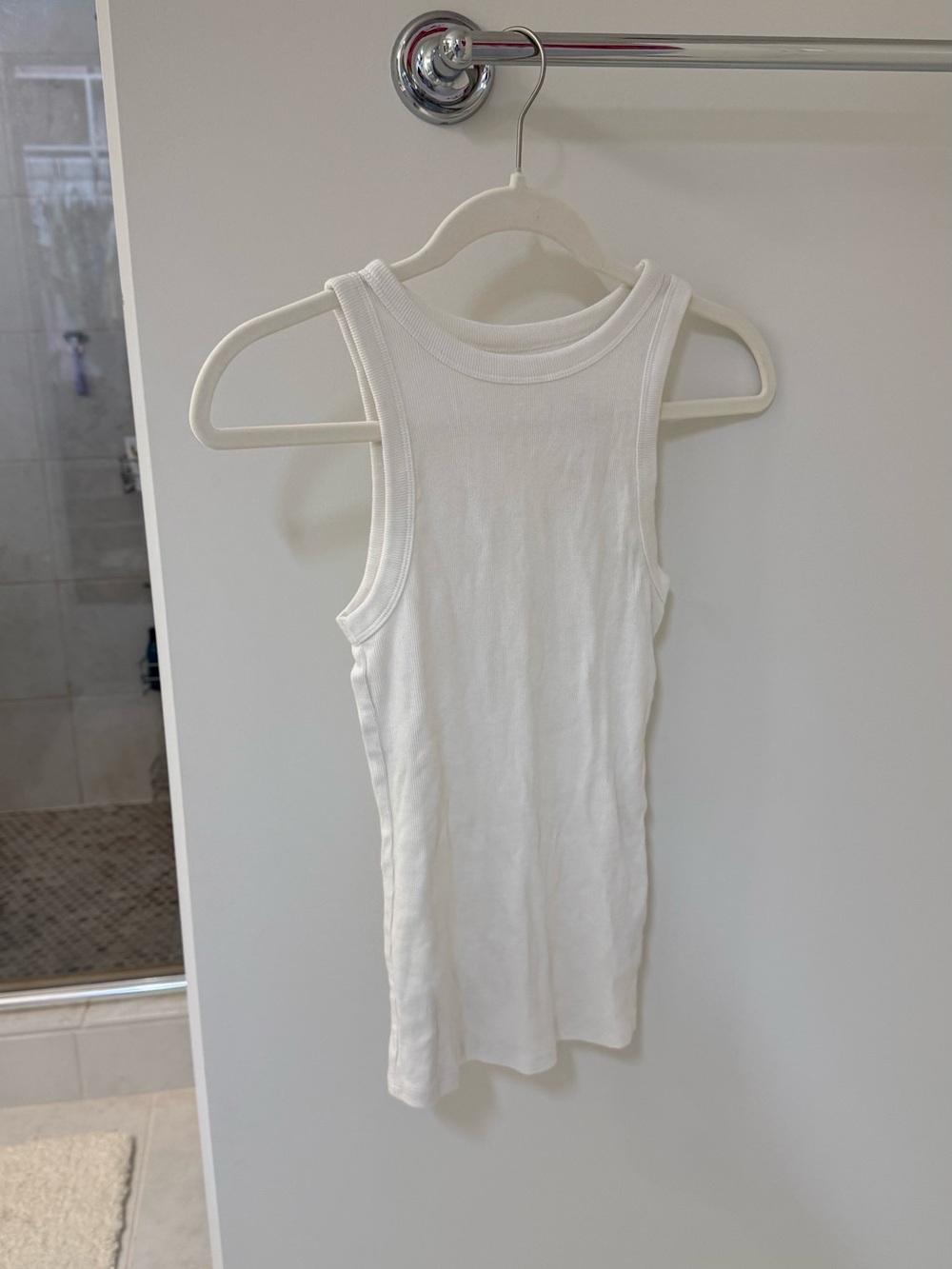 a new day White Ribbed Tank Top - Women's Sleeveless